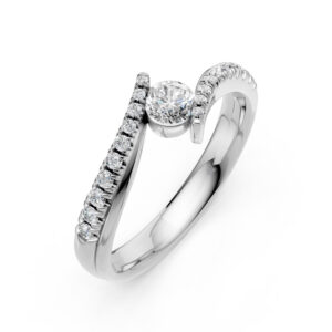 Nhẫn Cưới Nữ 14K Kim Cương Lab-grown Hercules