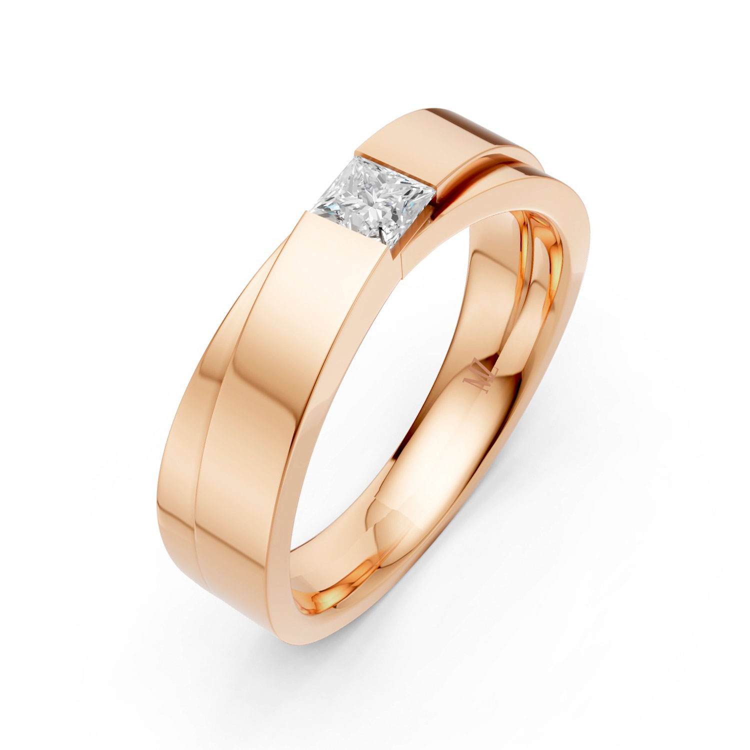 Nhẫn Cưới Nữ 14K Kim Cương Hercules Nhẫn Cưới Nữ 14K Kim Cương Hercules