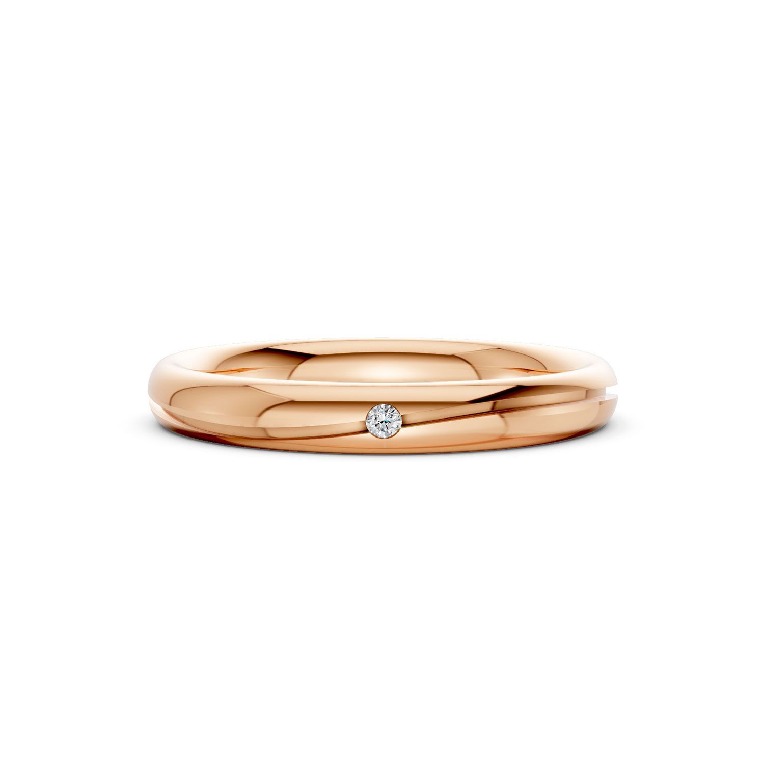 JDR2391A-L-T-KR Nhẫn Cưới Nữ 14K Kim Cương Lab-grown Shine Together