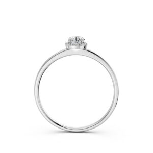 Nhẫn Cầu Hôn 14K Kim Cương The Duchess of Edinburgh-Slim Design