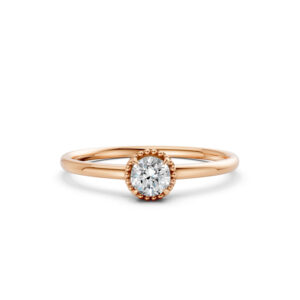 Nhẫn Cầu Hôn 14K Kim Cương The Duchess of Edinburgh-Slim Design