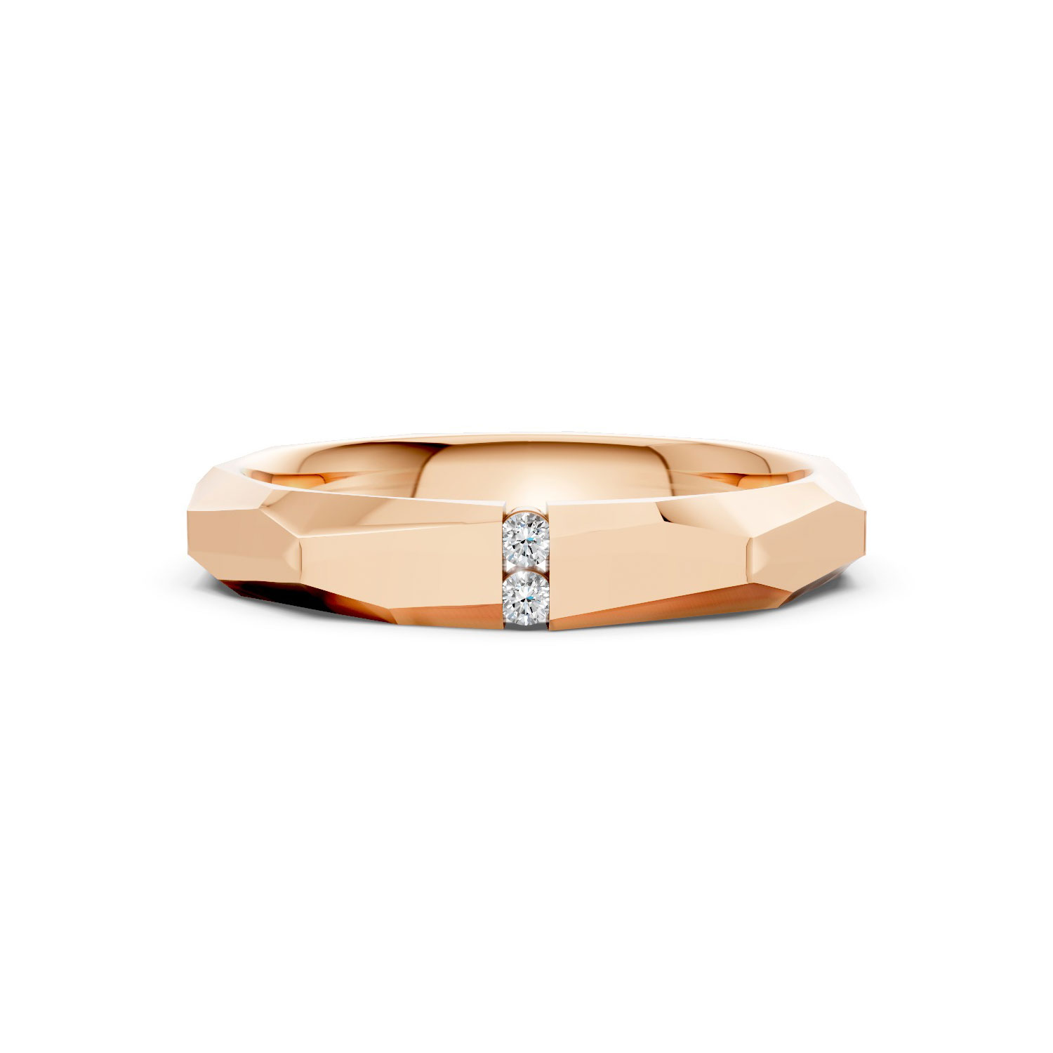 JDR2413-L-T-KR Nhẫn Cưới Nữ 14K Kim Cương Freedom