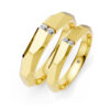 Cặp Nhẫn Cưới 14K Kim Cương Freedom
