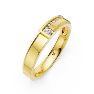 Nhẫn Cưới Nữ 14K Kim Cương Lab-grown Tesoro