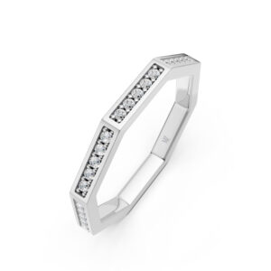 Nhẫn Cưới Nữ 14K CZ Blooming Love