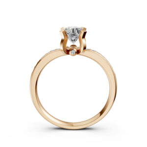 Nhẫn Cầu Hôn 14K Kim Cương Polly