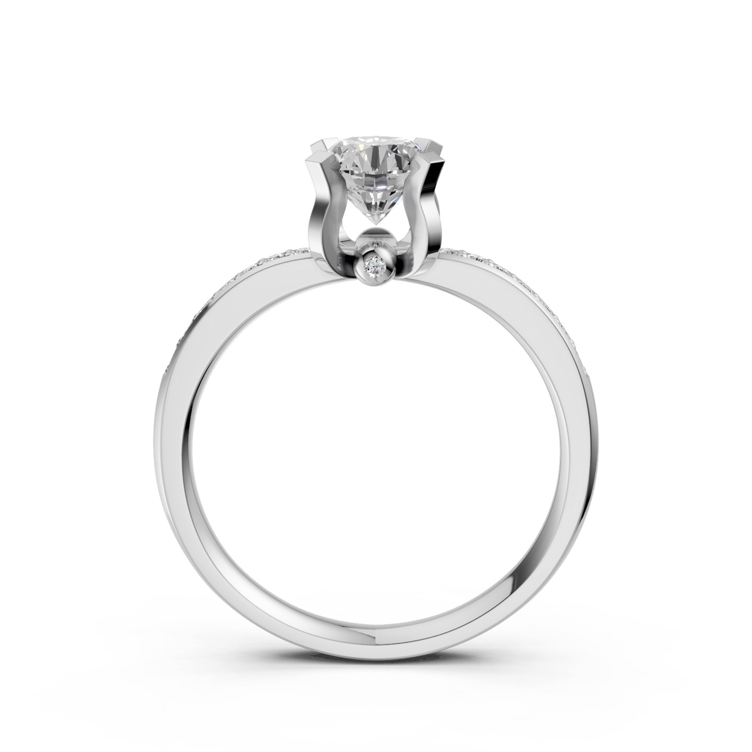 Nhẫn Cầu Hôn 14K Kim Cương Polly Nhẫn Cầu Hôn 14K Kim Cương Polly