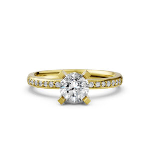 Nhẫn Cầu Hôn 14K Kim Cương Polly