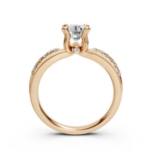 Nhẫn Cầu Hôn 18K Kim Cương Peggy