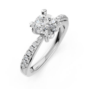 Nhẫn Cầu Hôn 18K Kim Cương Peggy