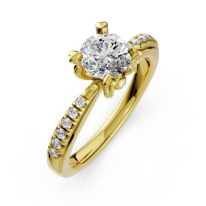 Nhẫn Cầu Hôn 18K Kim Cương Peggy