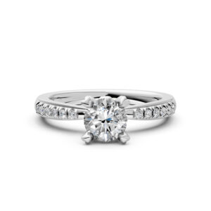 Nhẫn Cầu Hôn 18K Kim Cương Peggy