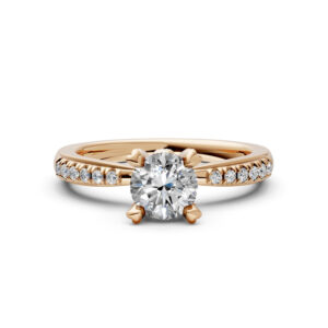 Nhẫn Cầu Hôn 18K Kim Cương Peggy