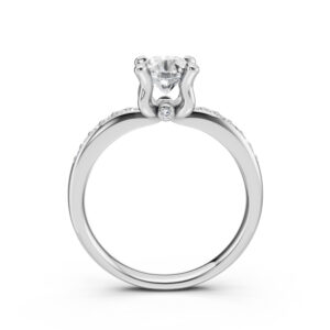 Nhẫn Cầu Hôn 14K Kim Cương Pari