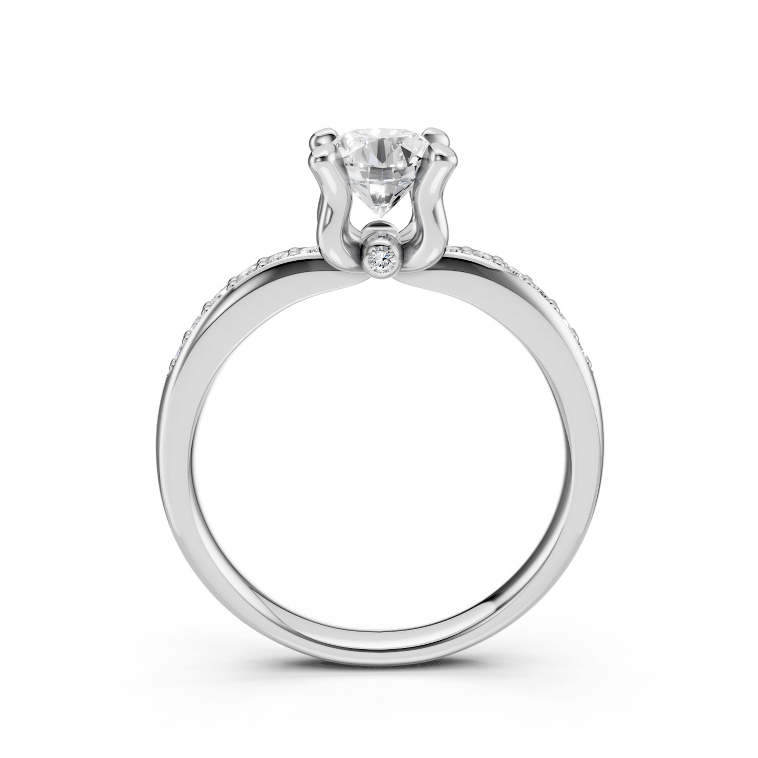 Nhẫn Cầu Hôn 14K Kim Cương Pari Nhẫn Cầu Hôn 14K Kim Cương Pari