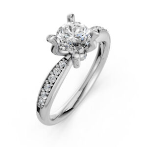 Nhẫn Cầu Hôn 14K Kim Cương Pari
