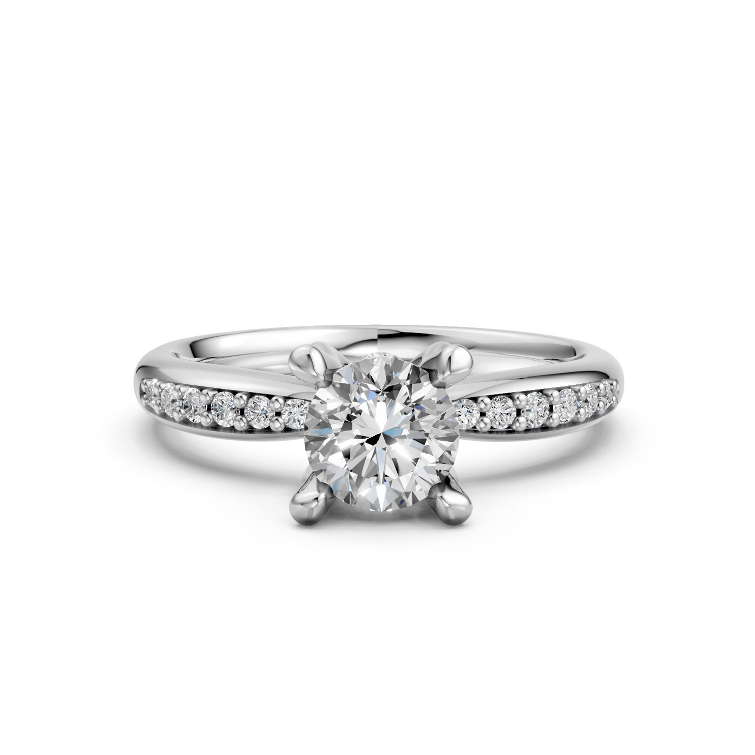Nhẫn Cầu Hôn 14K Kim Cương Pari Nhẫn Cầu Hôn 14K Kim Cương Pari
