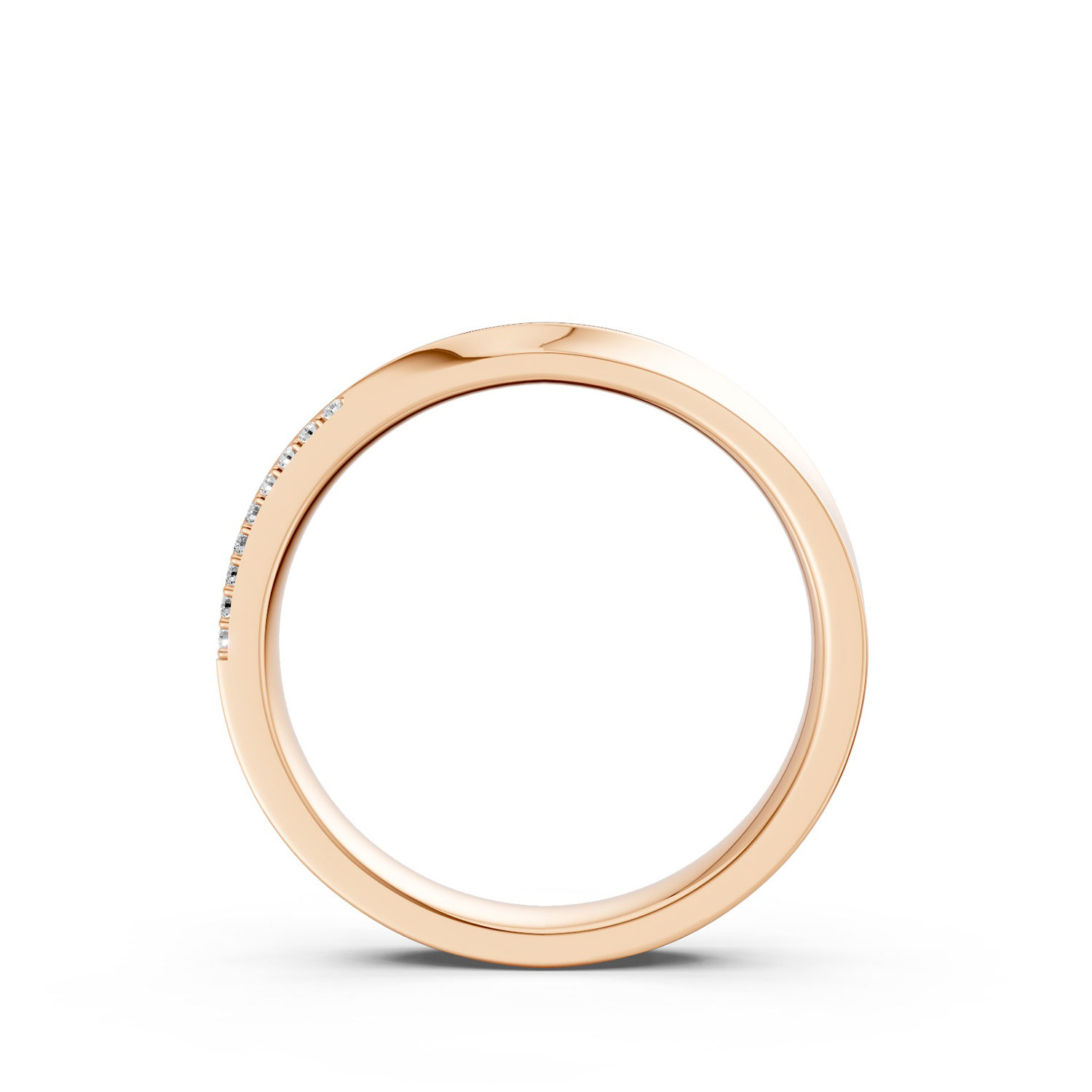 JDR2479-L-F-KR Nhẫn Cưới Nữ 14K Kim Cương The Charm
