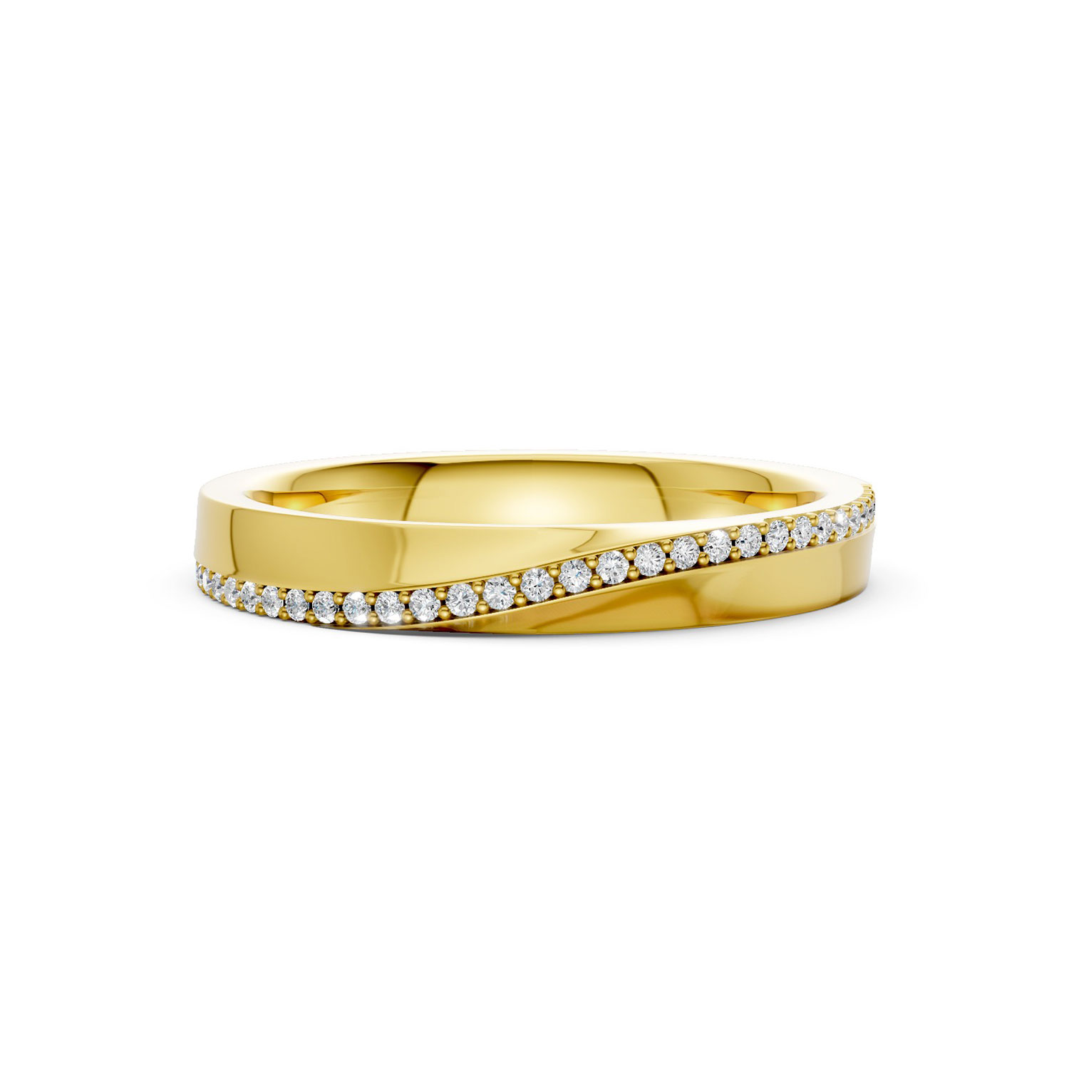 JDR2479-L-T-KY Nhẫn Cưới Nữ 14K Kim Cương The Charm