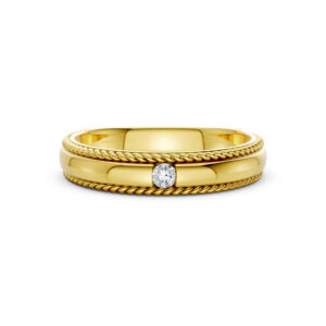 Nhẫn Cưới Nam 14K Kim Cương Eternal Glow