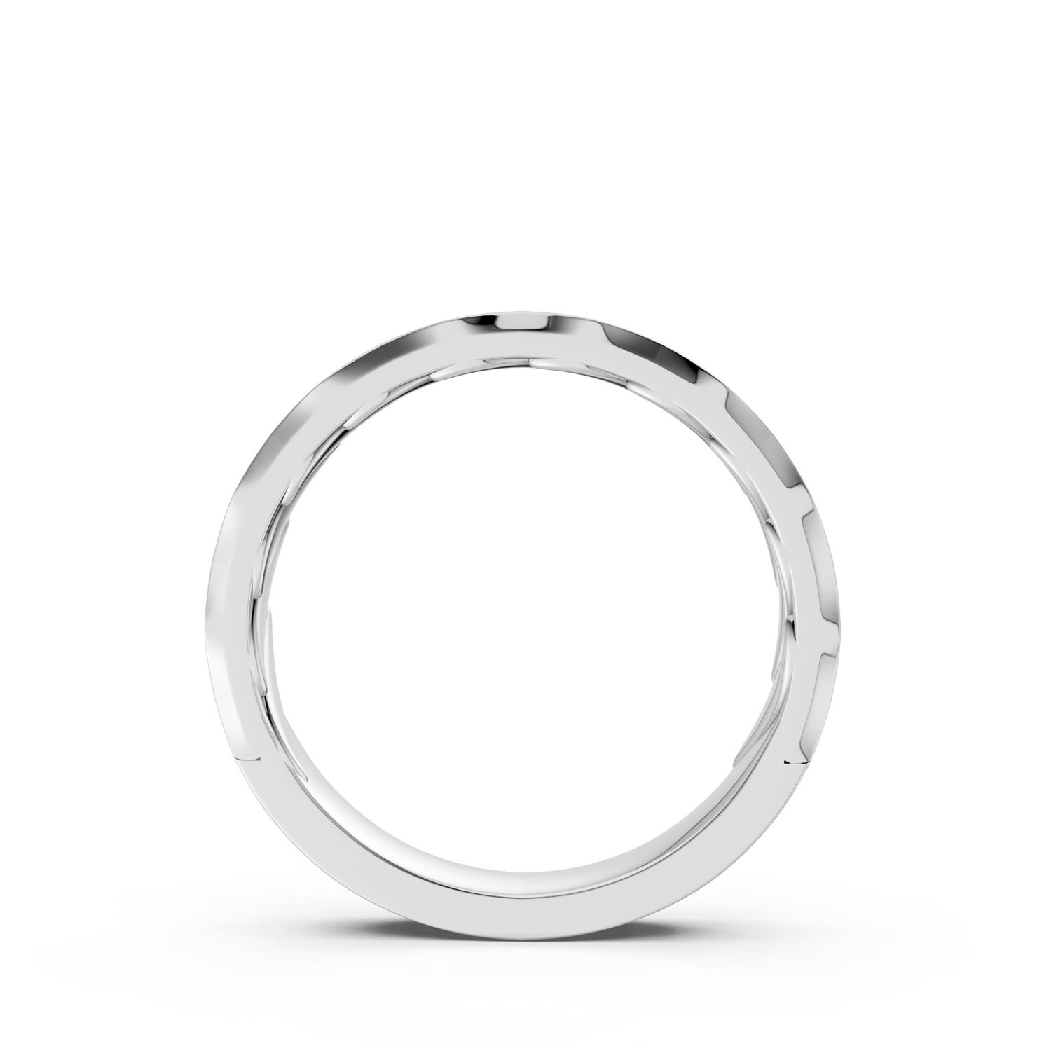 JDR2497-L-F-KW Nhẫn Cưới Nữ 14K Kim Cương Pure Elegance