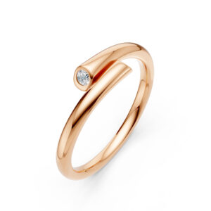 Nhẫn Cưới Nam 10K CZ Warmest Embrace