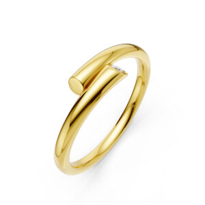 Nhẫn Cưới Nam 10K CZ Warmest Embrace