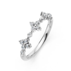 Nhẫn Cưới Nữ 10K CZ The Lennons