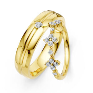 Cặp Nhẫn Cưới 14K Kim Cương Lab-grown The Lennons