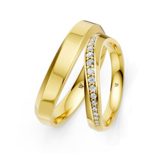 Cặp Nhẫn Cưới 14K Kim Cương Lab-grown The Ottos