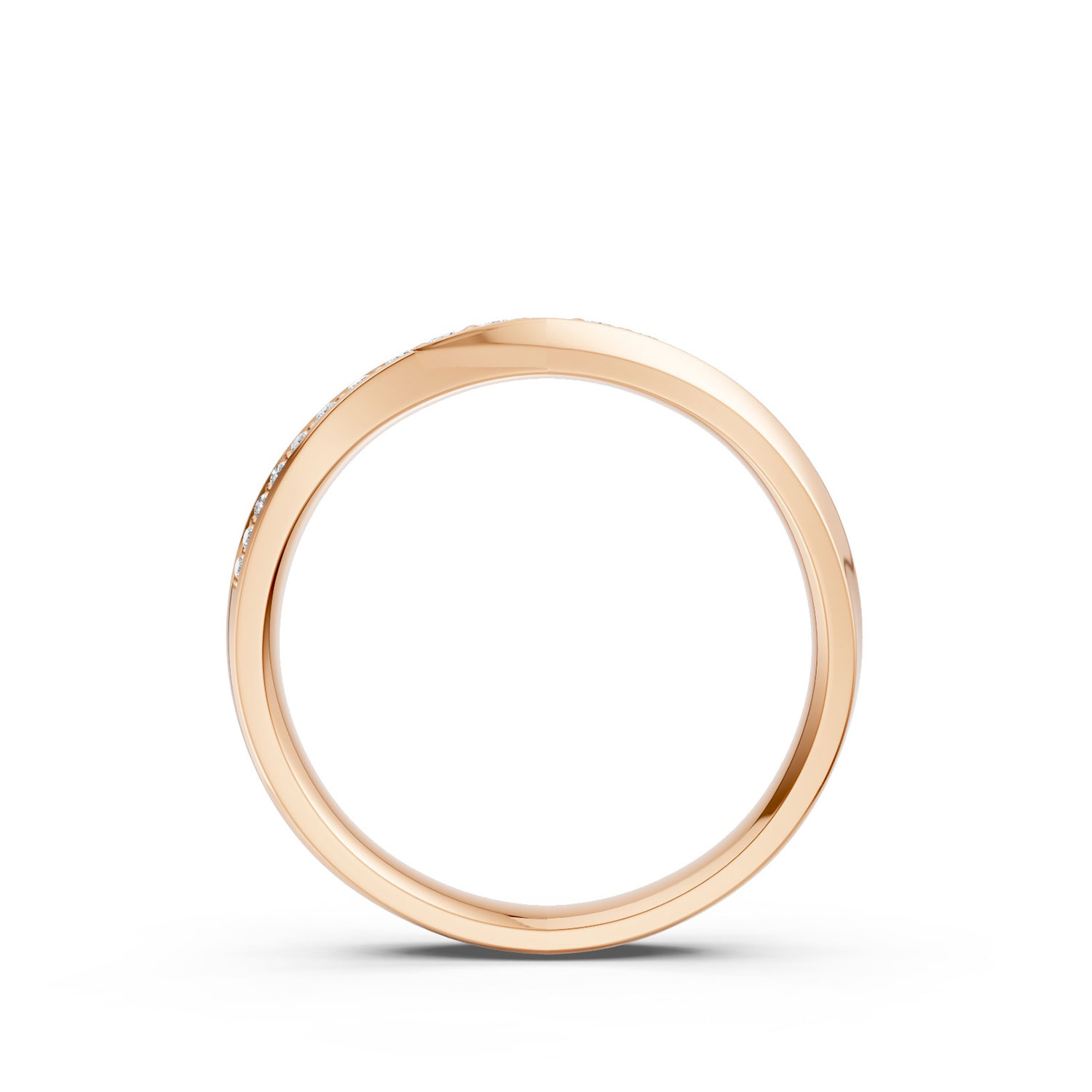 JDR2517A-L-F-KR Nhẫn Cưới Nữ 14K Kim Cương The Ottos