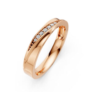 Nhẫn Cưới Nữ 14K CZ The Ivors