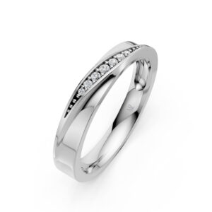 Nhẫn Cưới Nữ 14K CZ The Ivors