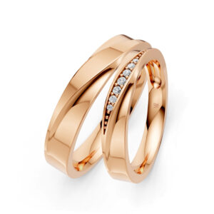 Cặp Nhẫn Cưới 14K Kim Cương Lab-grown The Ivors