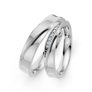 Cặp Nhẫn Cưới 14K Kim Cương Lab-grown The Ivors