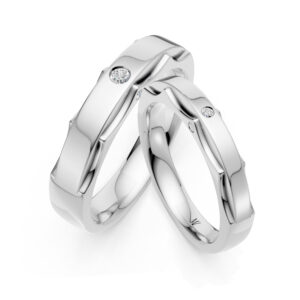 Cặp Nhẫn Cưới 14K Kim Cương The Mortimers