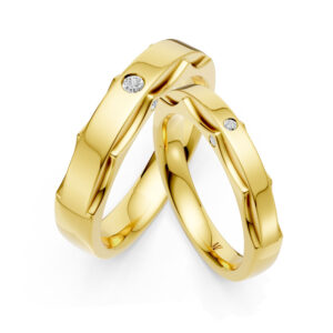 Cặp Nhẫn Cưới 14K Kim Cương The Mortimers