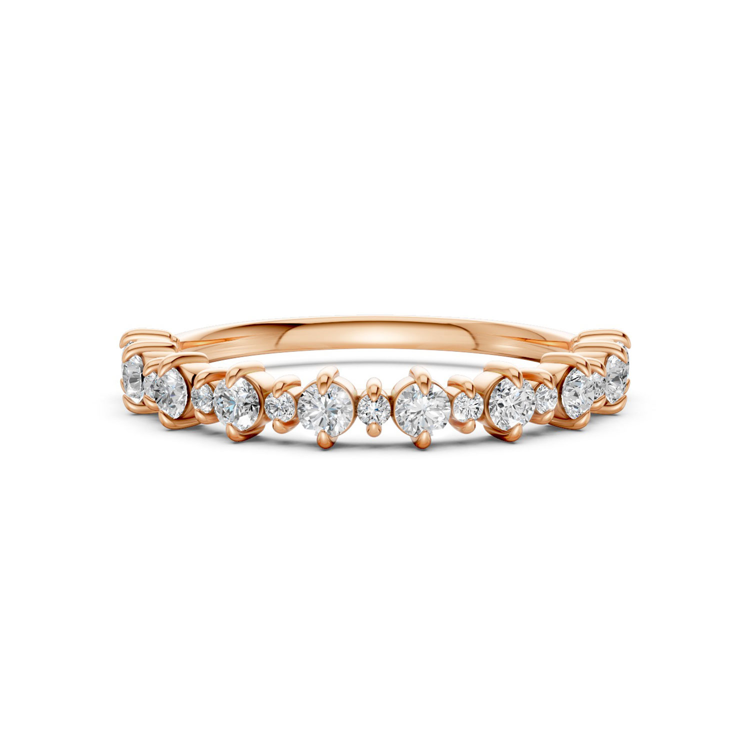 JDR2544-L-T-KR Nhẫn Cưới Nữ 10K CZ Brillante Amor