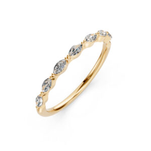 Nhẫn Vàng 10K CZ Sparkling Stream