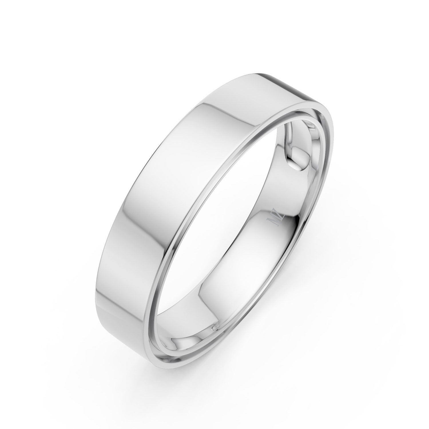 JDR2556-M-P-KW Nhẫn Cưới Nam 14K Mark Mate