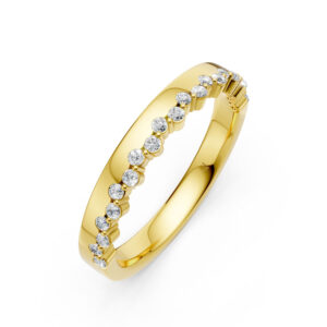 Nhẫn Cưới Nữ 14K CZ Sparkle