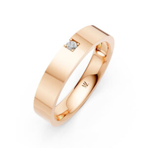 Nhẫn Cưới Nam 14K Kim Cương The Levies
