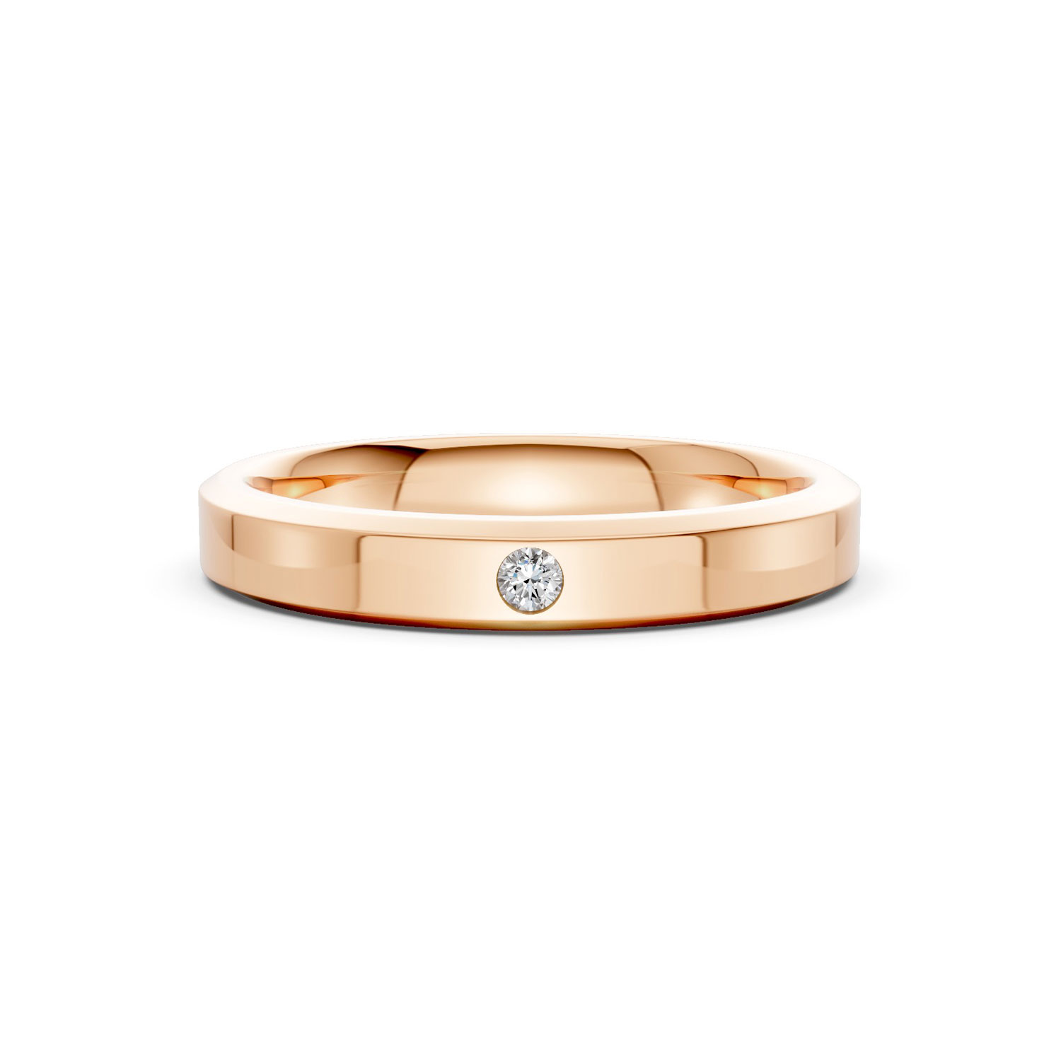 JDR2600-L-T-KR Nhẫn Cưới Nữ 14K Kim Cương The Williams