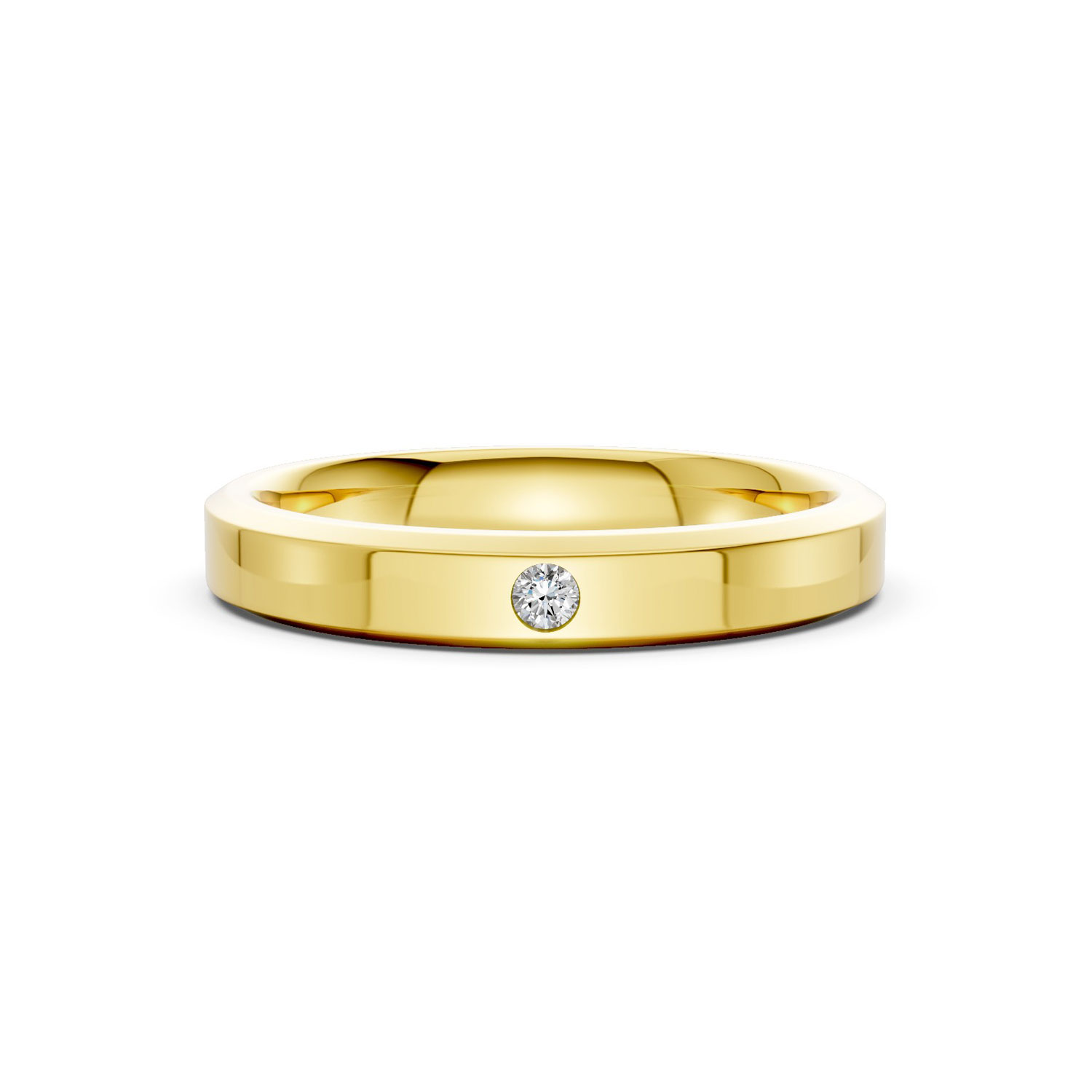 JDR2600-L-T-KY Nhẫn Cưới Nữ 14K Kim Cương The Williams