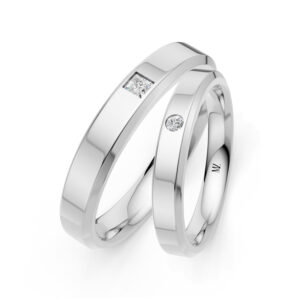 Cặp Nhẫn Cưới 14K Kim Cương The Williams