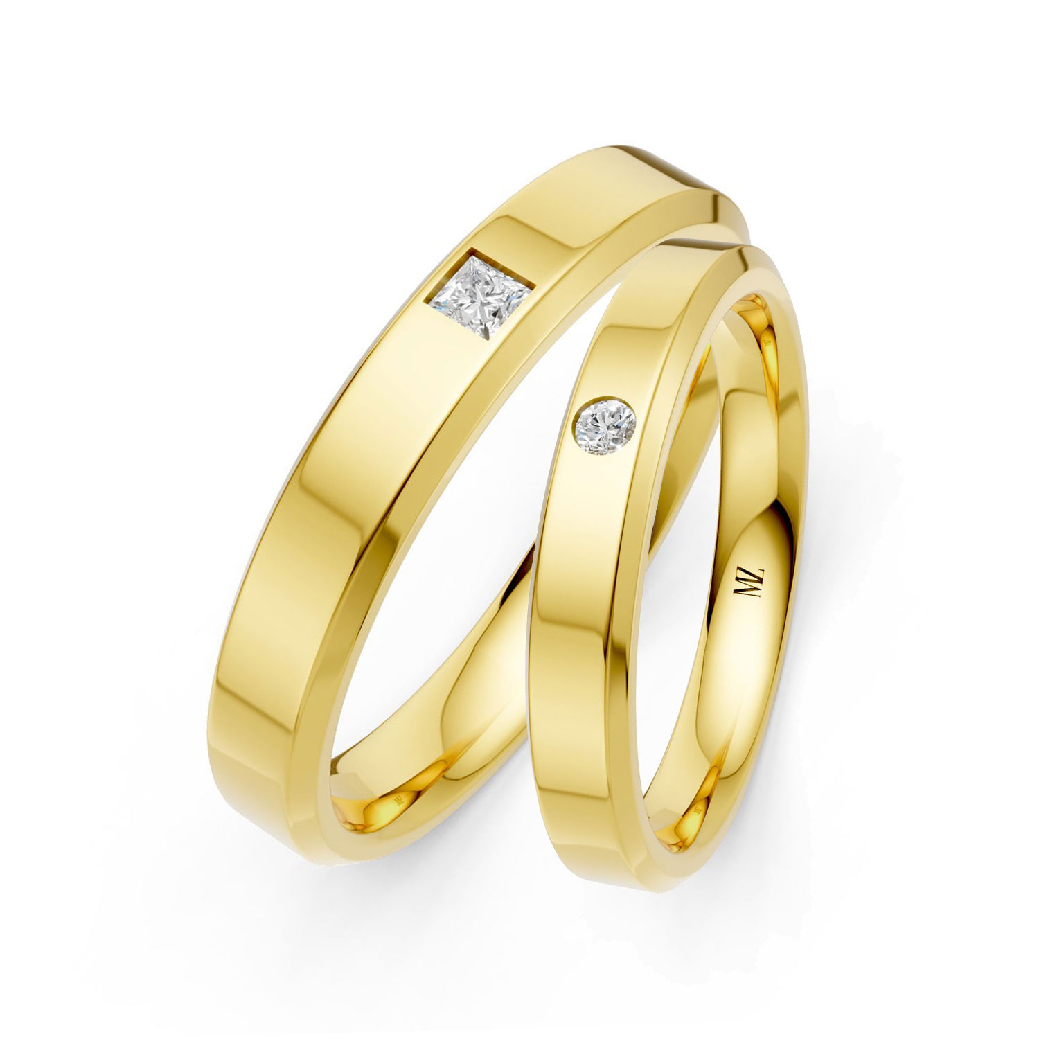 JDR2600-LM-KY Cặp Nhẫn Cưới 14K Kim Cương The Williams