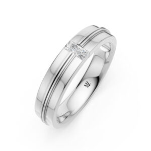 Nhẫn Cưới Nam 18K Kim Cương The Marleys