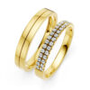 Cặp Nhẫn Cưới 10K CZ The Clares