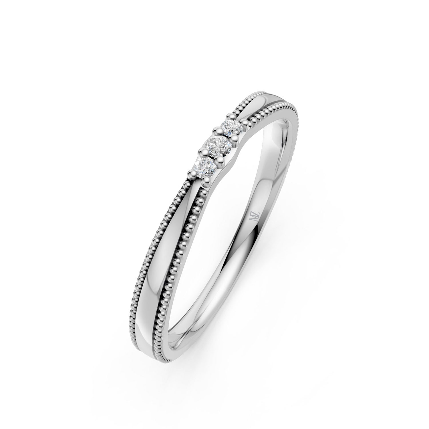 Nhẫn Cưới Nữ 10K CZ The Mikels Nhẫn Cưới Nữ 10K CZ The Mikels