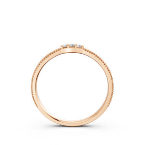 Nhẫn Cưới Nữ 10K CZ The Mikels-Slim Design